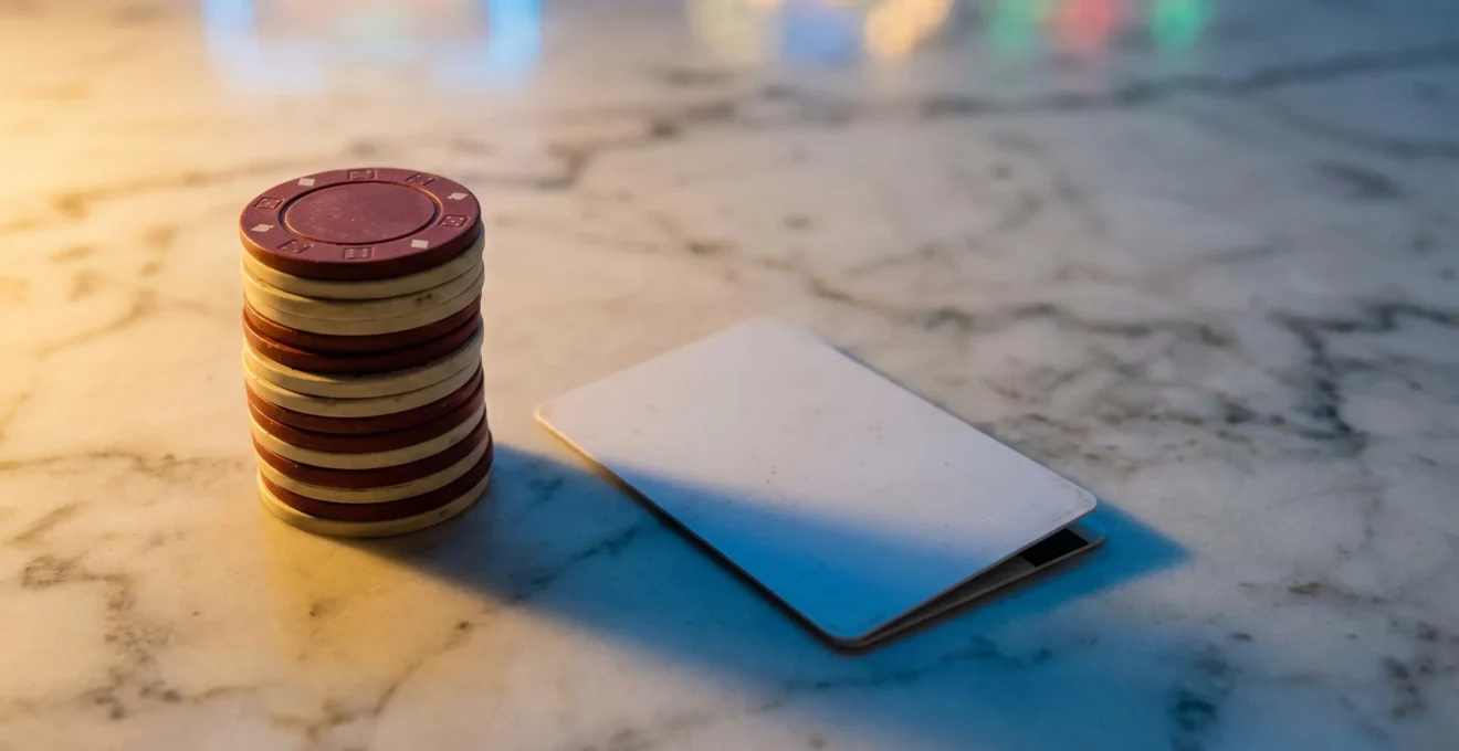 Symbolic still-life scene representing the hidden costs behind a Las Vegas hotel stay