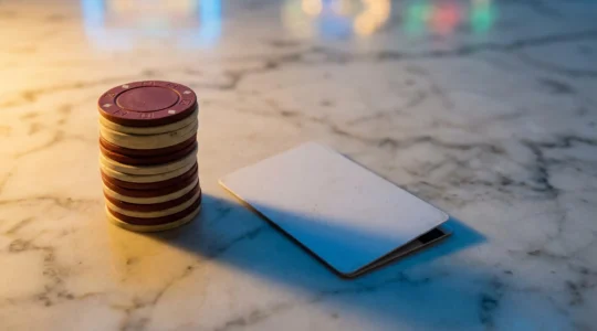 Symbolic still-life scene representing the hidden costs behind a Las Vegas hotel stay